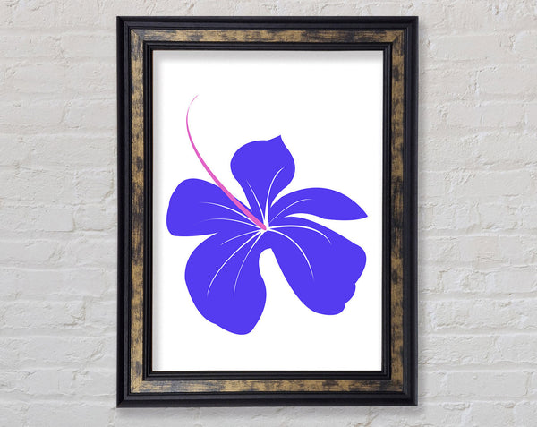 Purple Bloom Framed Print
