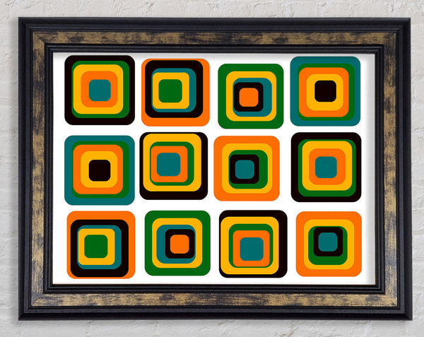 Blocks Of Colour Framed Print