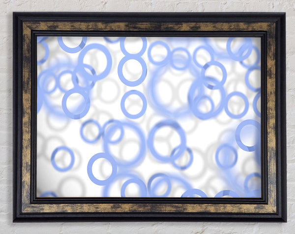 Ice Bubbles Framed Print