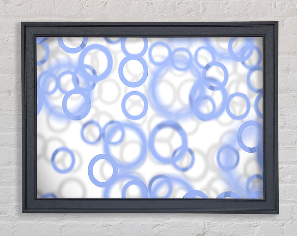 Ice Bubbles Framed Print