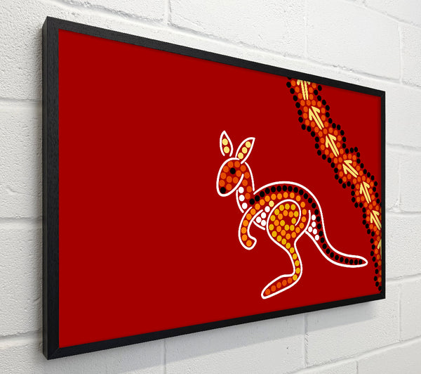 Aboriginal Native Australian Kangaroo