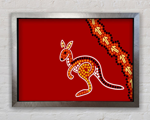 Aboriginal Native Australian Kangaroo