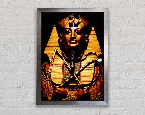 Egyptian Golden Pharaoh Framed Print