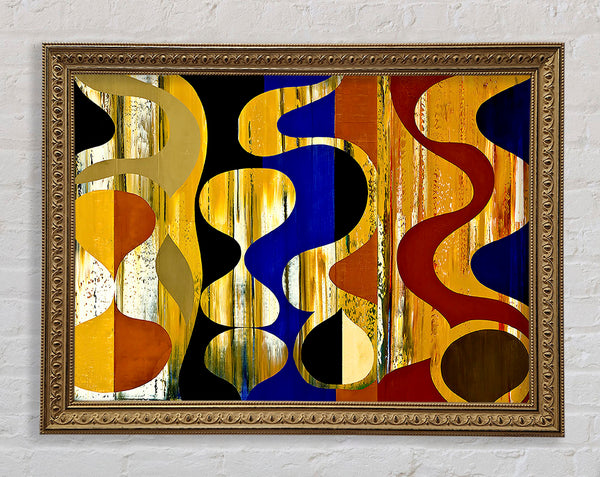 Loopy Framed Print