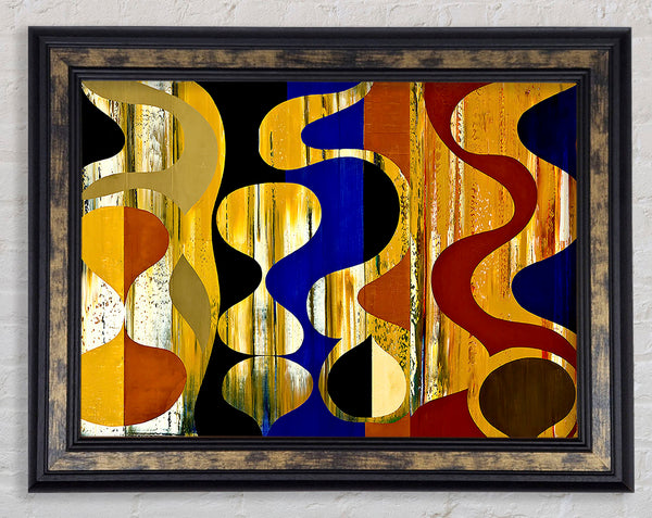Loopy Framed Print