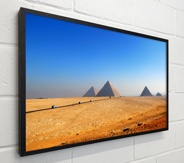 Egyptian Pyramids In The Distance