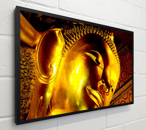 Golden Buddha Face