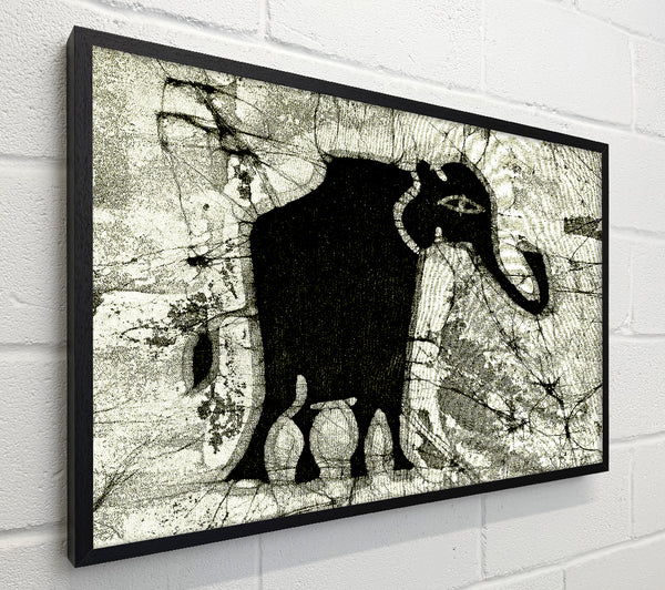 Tribal Elephant Black