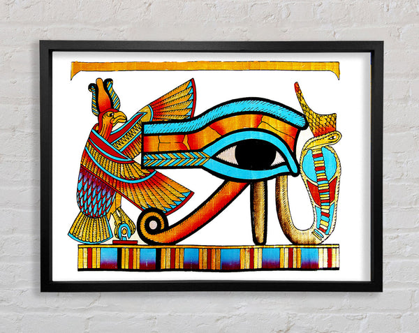 Egyptian All Seeing Eye Of Ra Framed Print