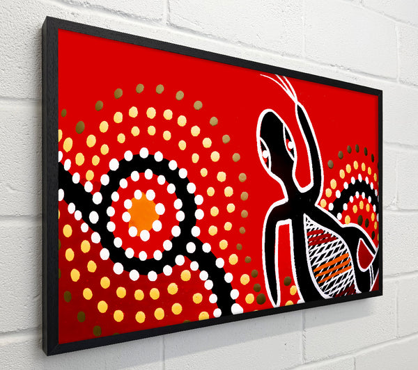 Aboriginal Red Gecko Sun