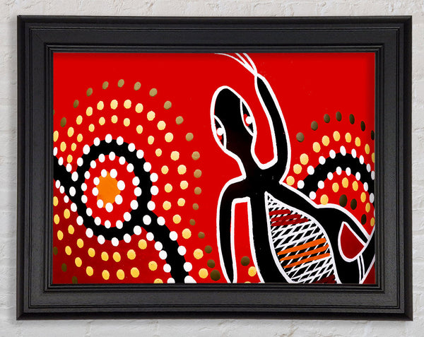 Aboriginal Red Gecko Sun