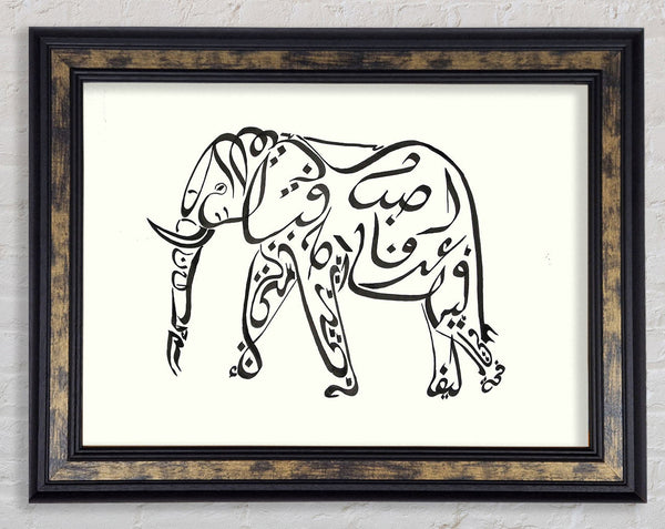 Groucho Marx Elephant Framed Print