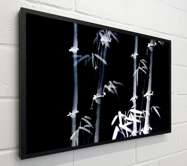 Bamboo White On Black