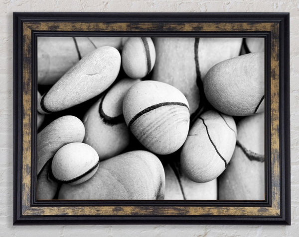 Stone Formation Framed Print