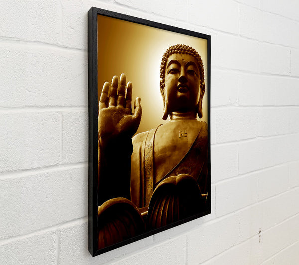 Sepia Buddha Statue