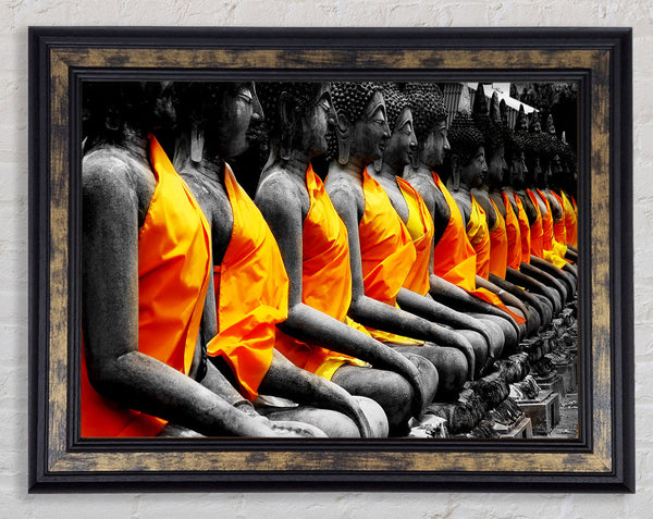 Buddha Statue Gods Framed Print