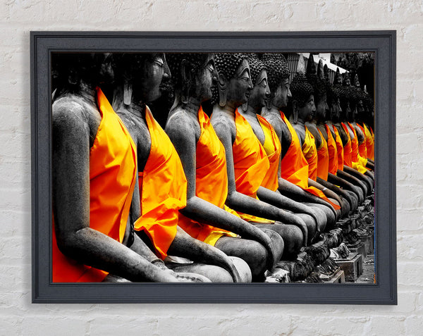 Buddha Statue Gods Framed Print