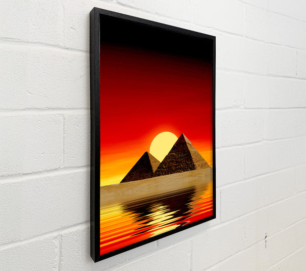 Egyptian Pyramid Reflections