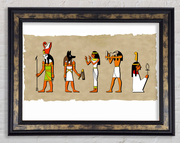 Egyptian Gods Framed Print