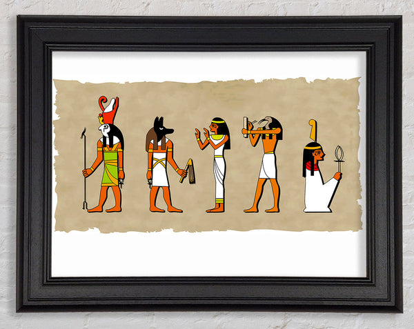 Egyptian Gods Framed Print