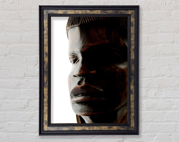 Stunning African Carving Framed Print
