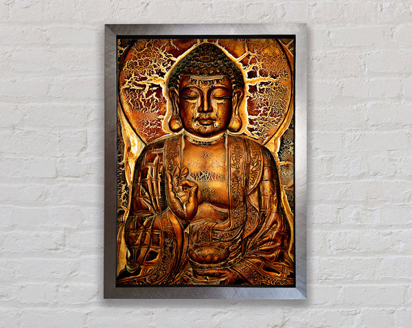 Hindu God Gold Framed Print