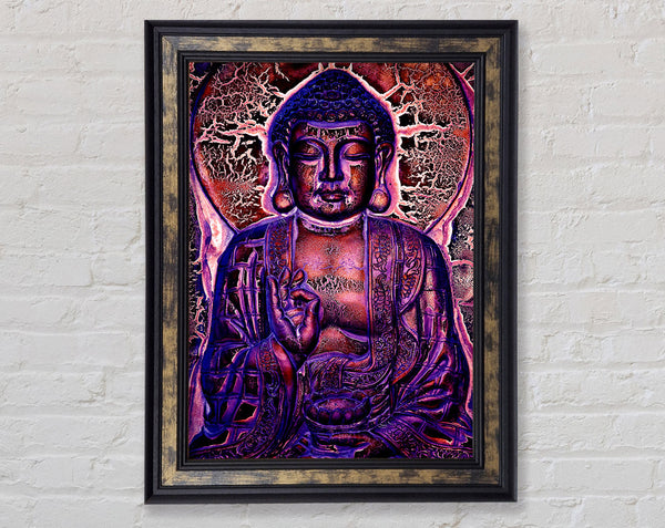 Hindu God Purple Framed Print
