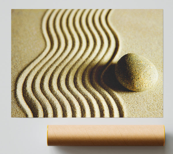 The Perfect Sand Garden Poster