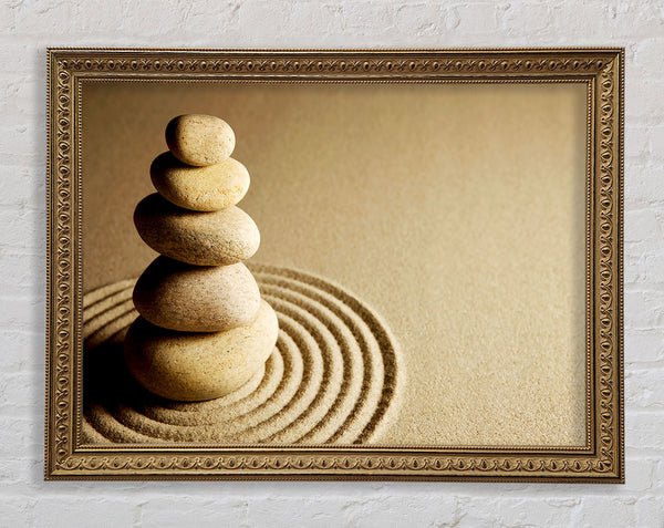 Just Balance Framed Print
