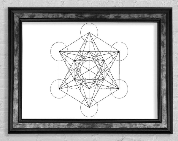 Metronscubeclean Framed Print