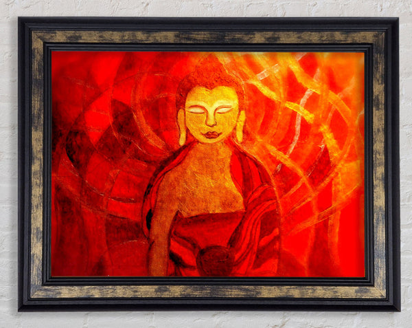 Buddha Beautiful Buddhism Framed Print