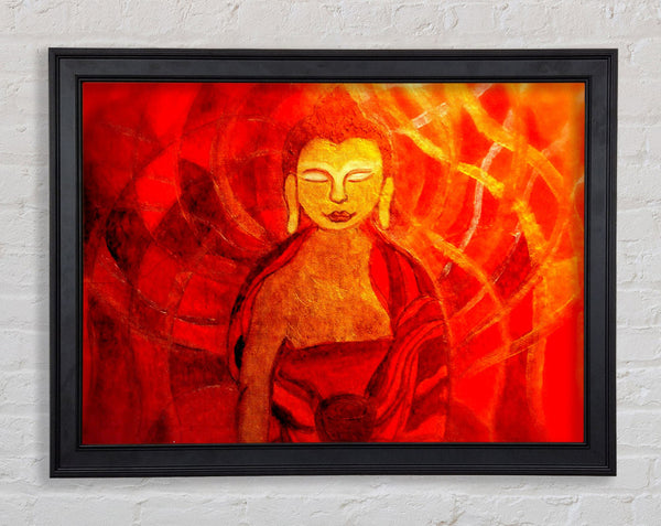 Buddha Beautiful Buddhism Framed Print