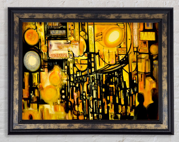 Down Town Jessup Framed Print