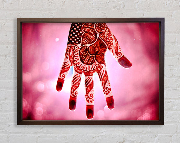 Hindu Mehandi Framed Print