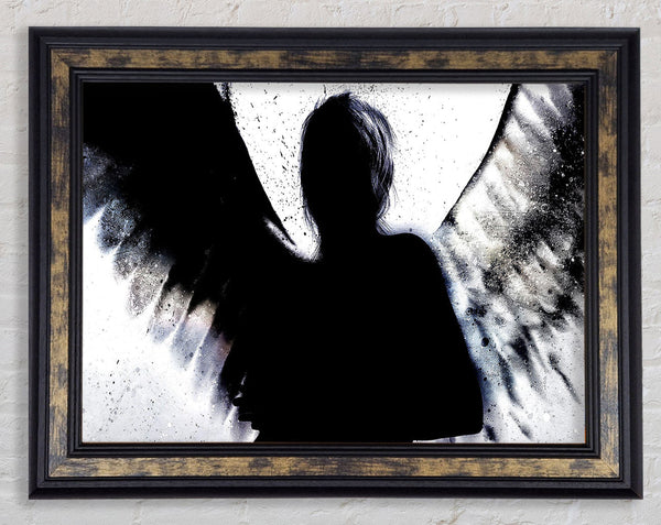 Angel Shadow Framed Print