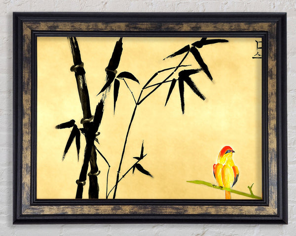 Chinese Bird Painting Framed Print