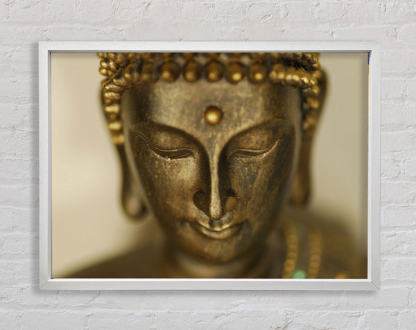 Buddha Face Temple Framed Print