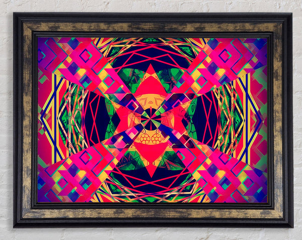 Scared Geo Framed Print