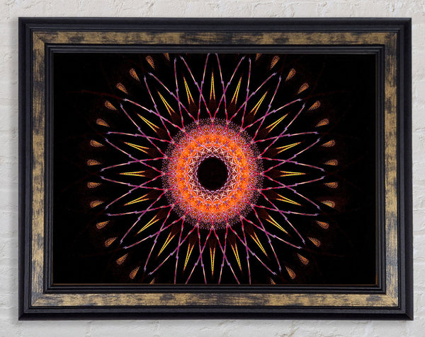Mandala Vibes Framed Print
