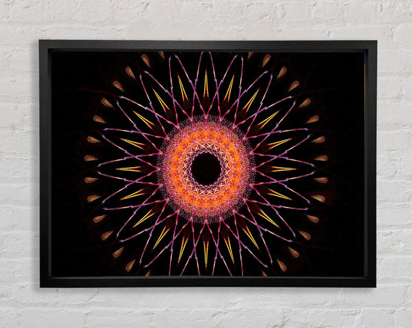 Mandala Vibes Framed Print