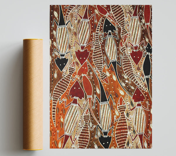 Aboriginal Ashley Djarrdi Giclee Print