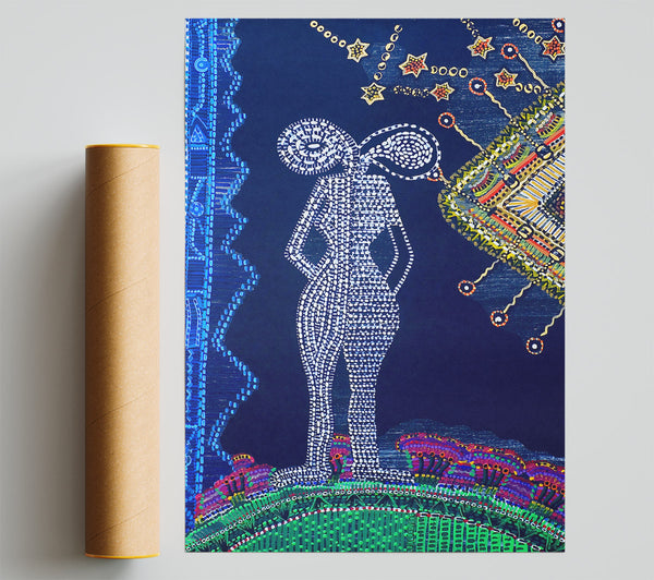 Aboriginal Twin Flame Print