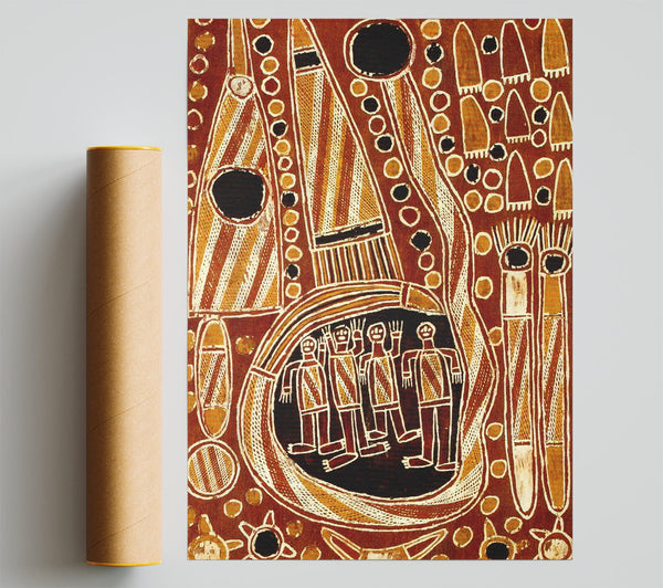 Aboriginal Dawidi Mca Print