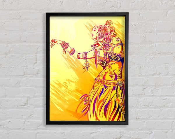 Tribal Fusion Yanarada Framed Print