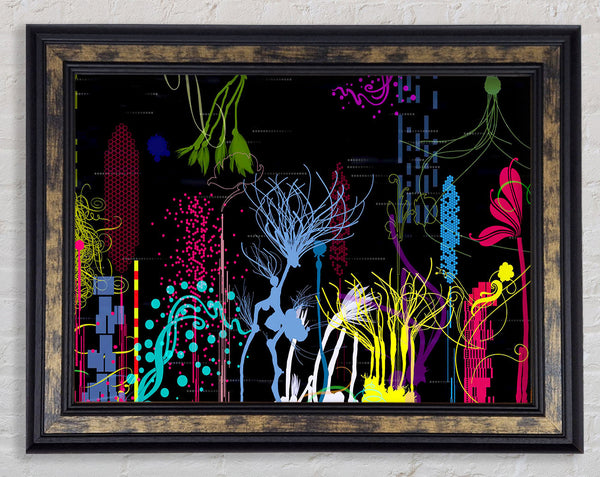 Rave Art Framed Print