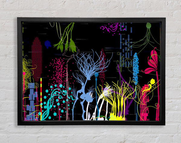 Rave Art Framed Print