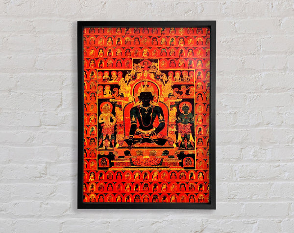 TibetanThe Dhyani Buddha Akshobhya Tibetan Framed Print