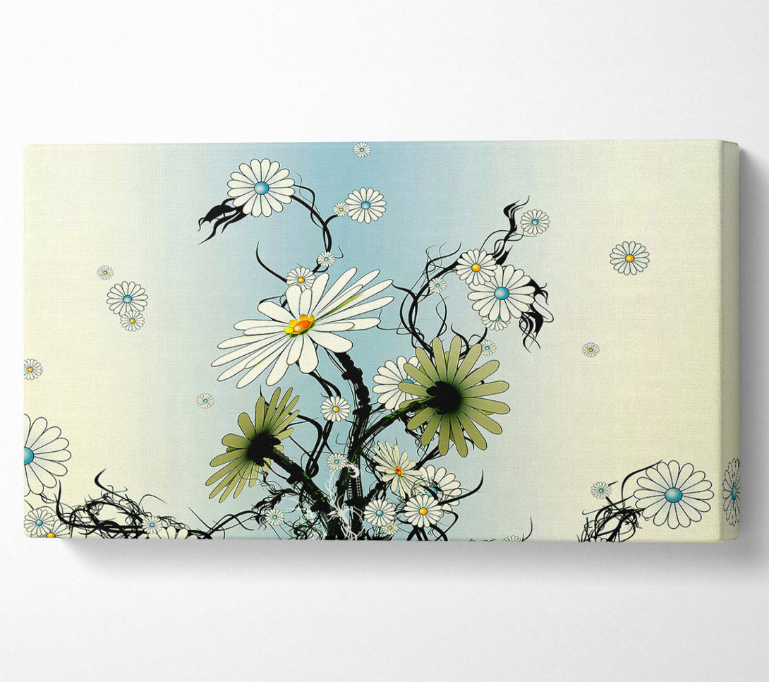  A Canvas Print of Daisy Chain Skies Canvas Wall Art
