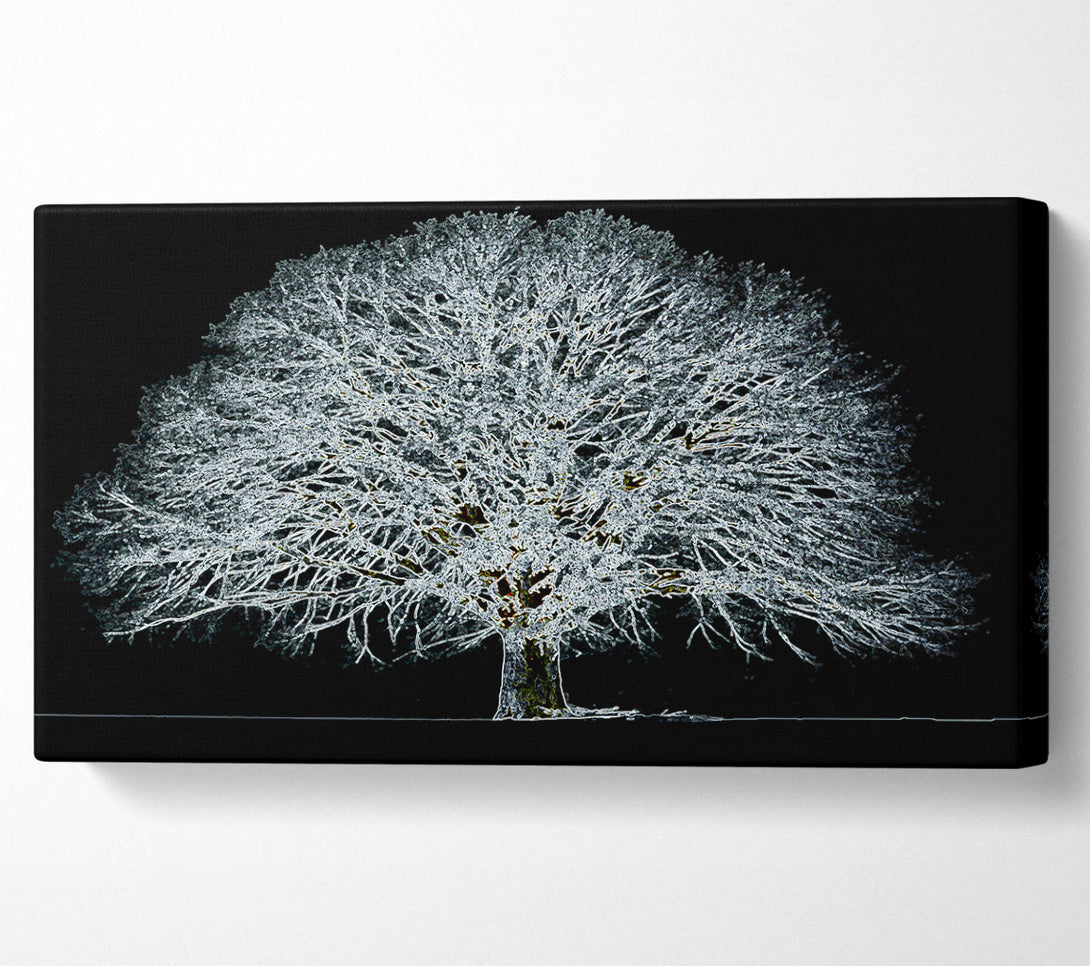  A Canvas Print of Abstarct Neon Floral 34 Canvas Art