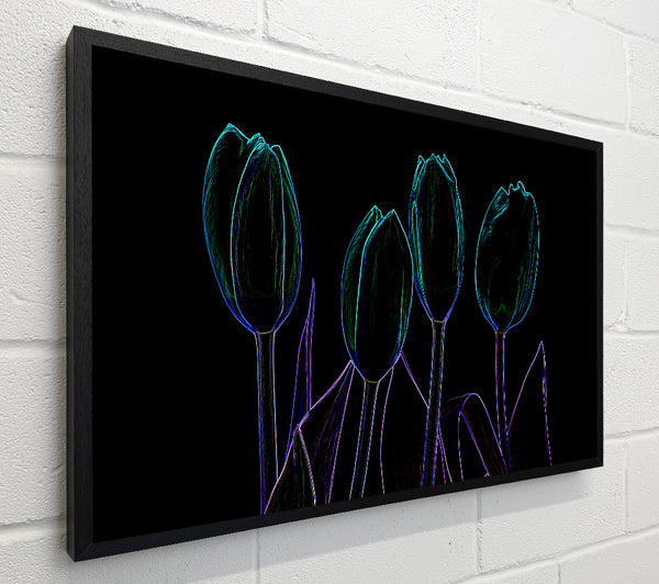 Abstarct Neon Floral 30